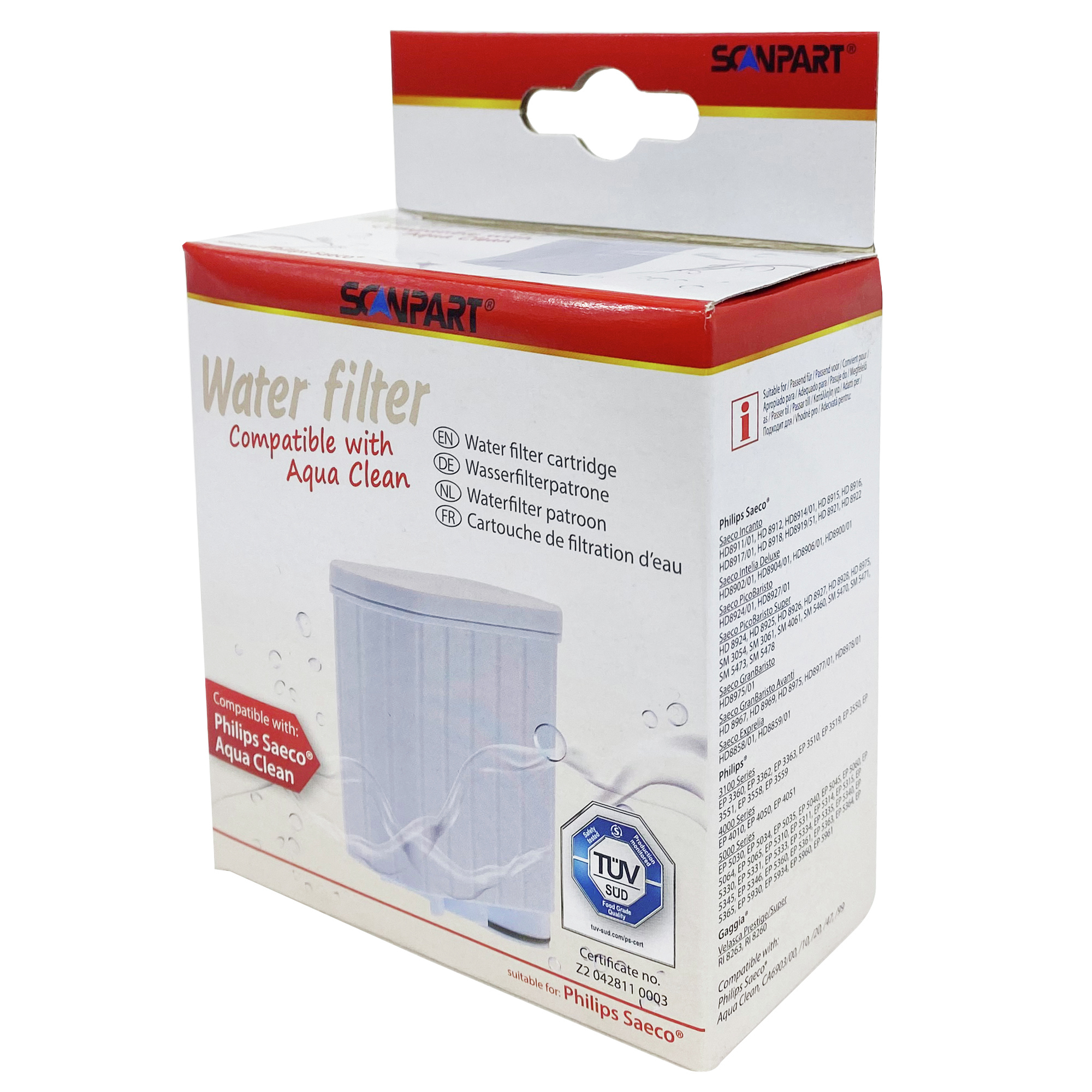 Water Filter Cartridge AquaClean PHILIPS SAECO, alternative